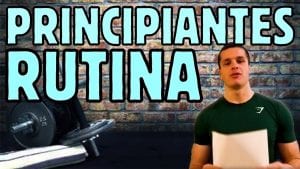 rutina principiantes gimnasio